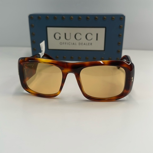Men New favorite Authentic Gucci GG1251S 002 56 - Havana sunglasses - Picture 5 of 17